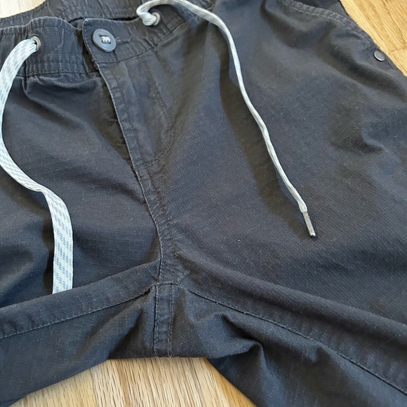 VUORI ripstop pant organic cotton straight leg dark gray charcoal women’s size S - Picture 9 of 13